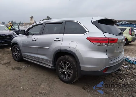 2017 Toyota Highlander Le Plus from USA, damaged, VIN 5TDZZRFH6HS215938